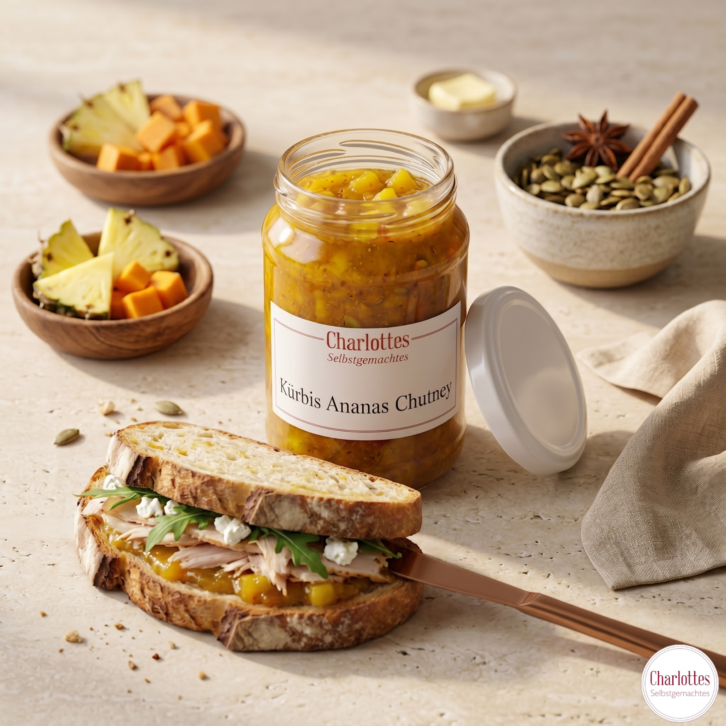 Pumpkin Pineapple Chutney