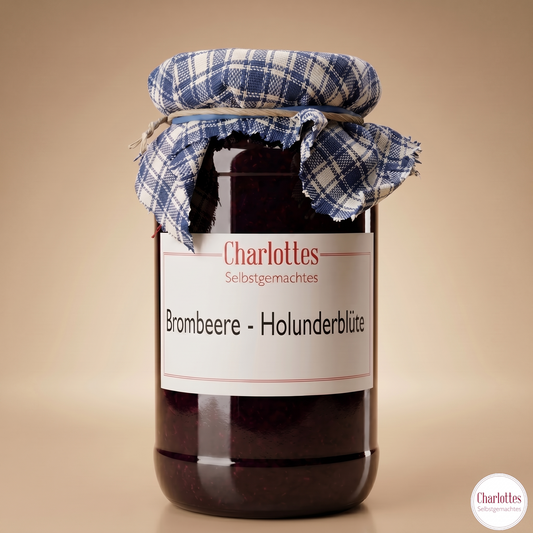 Fruchtaufstrich Brombeere - Holunderblüte