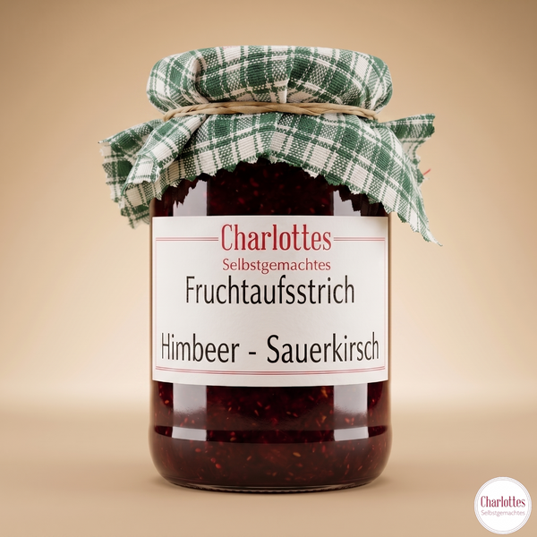 Fruchtaufstrich Himbeer - Sauerkirsch