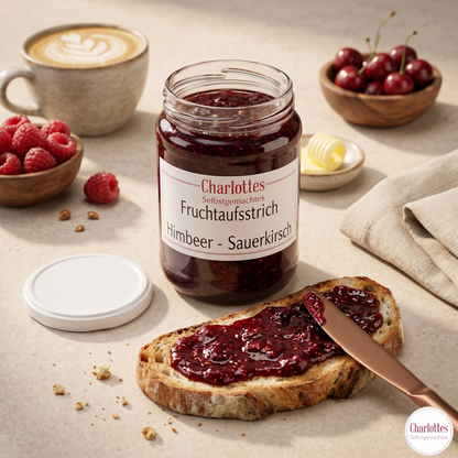 Fruchtaufstrich Himbeer - Sauerkirsch