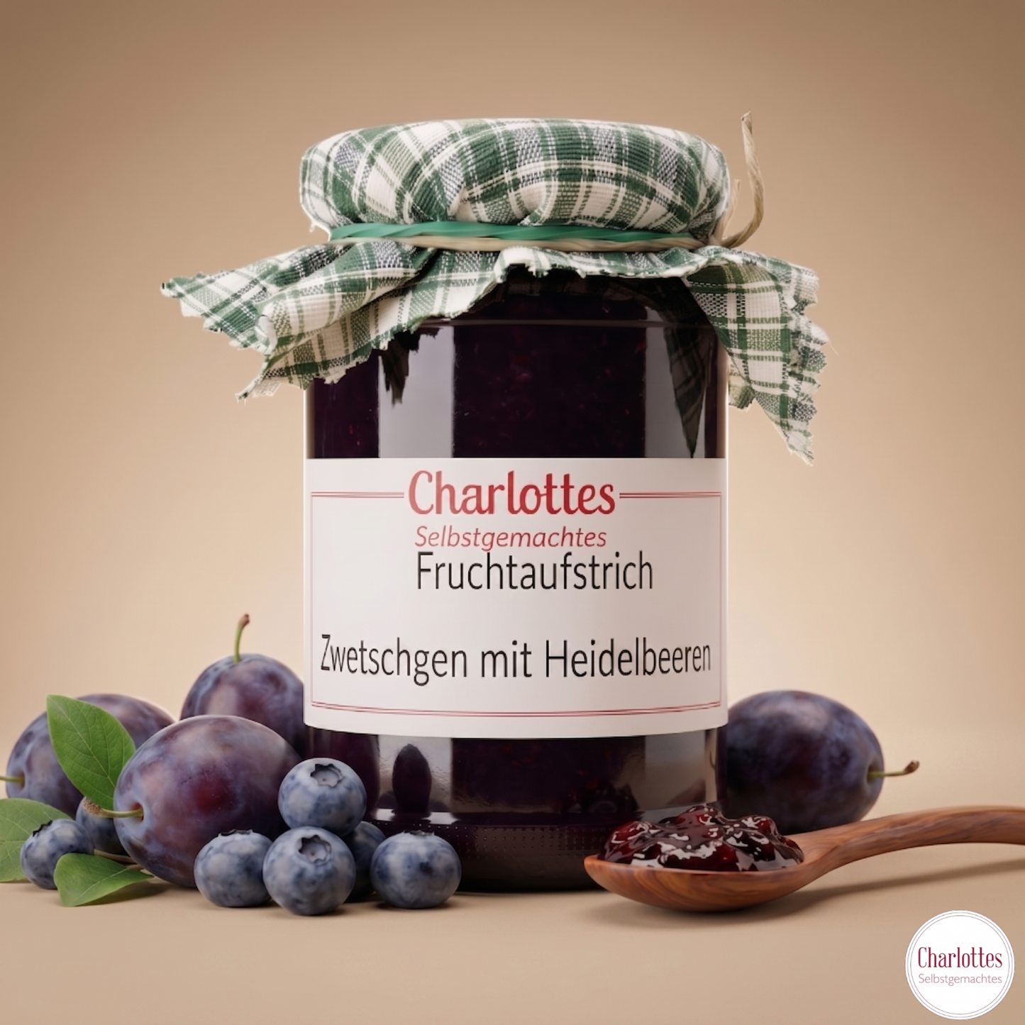 Fruchtaufstrich Zwetschgen mit Heidelbeeren