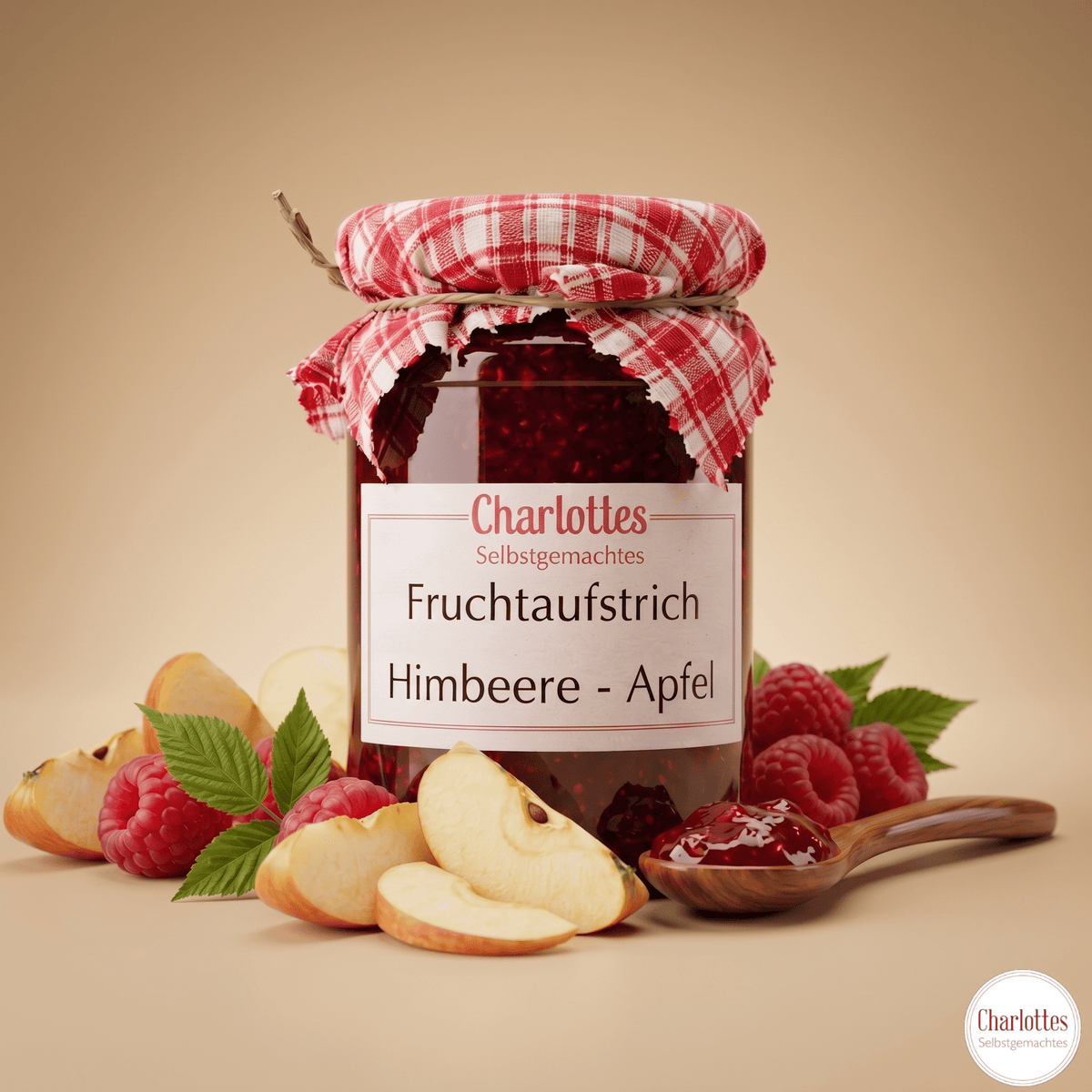 Fruchtaufstrich Himbeere - Apfel