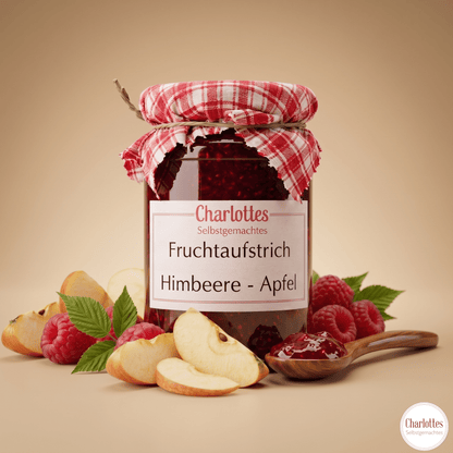 Fruchtaufstrich Himbeere - Apfel