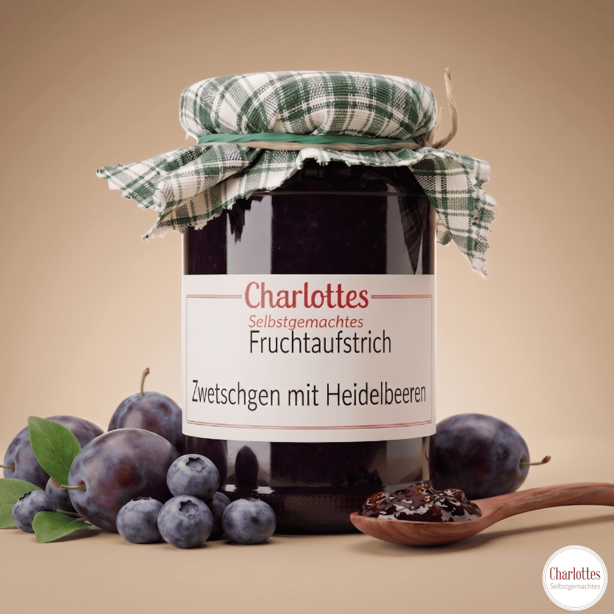 Fruchtaufstrich Zwetschgen mit Heidelbeeren